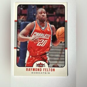 Fleer Raymond Felton Charlotte Bobcats